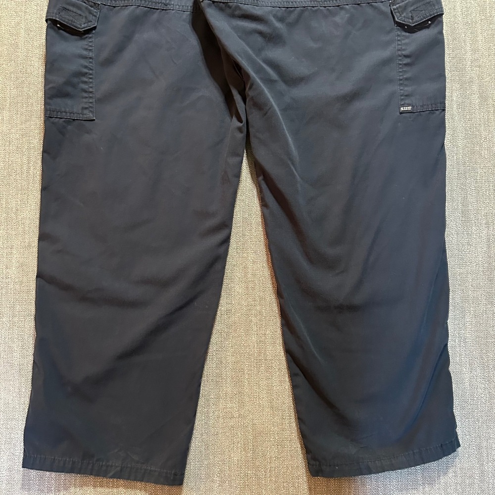 5.11 Tactical Cargo Pants Mens 44x32 (Fits 41x31) Navy Blue Ripstop Utility - Picture 5 of 9